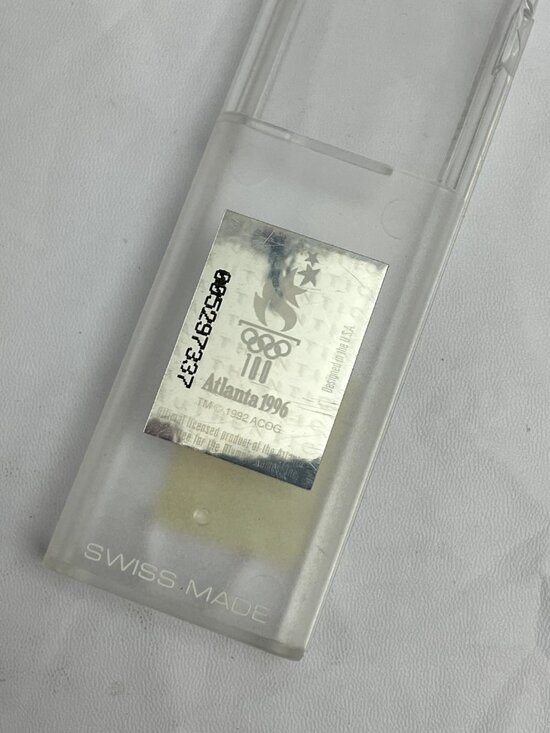 Swatch 1996 Atlanta Olympics NADIA COMANECI Collectors Watch LZ105 with Case main image 4